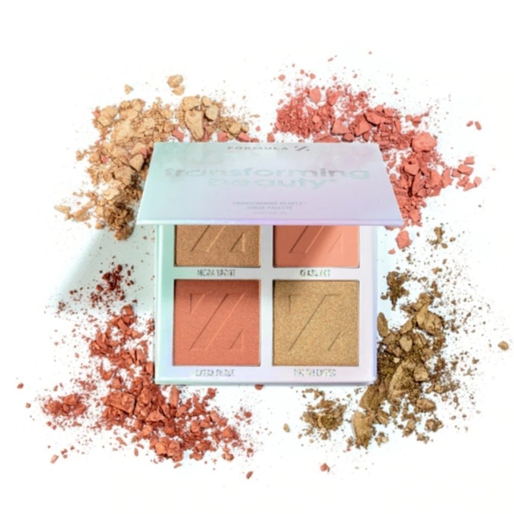 NIB FORMULA Z COSMETICS Transforming Beauty Cheek Palette - Picture 2 of 11